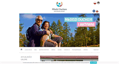 Desktop Screenshot of mlodziduchem.com